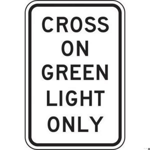 Accuform INTERSECTION SIGN NO TURN ON RED FRR447DP FRR447DP - main